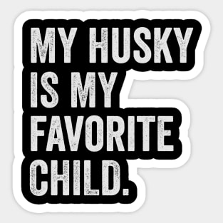 Husky Dog Lover Sticker